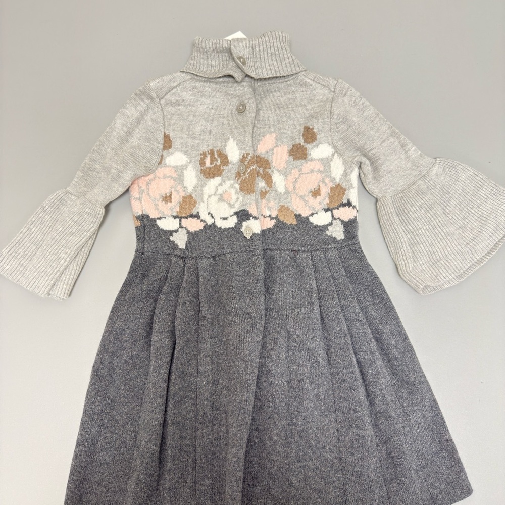 Janie and Jack dress size 18 to 24 months floral knit dress - Picture 9 of 9